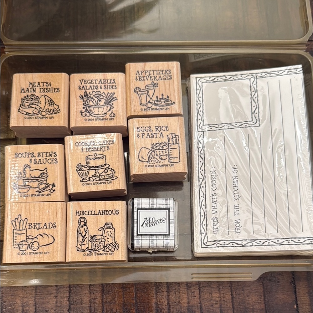 Stampin' Up! Culinary Stamp Set with Recipe Cards